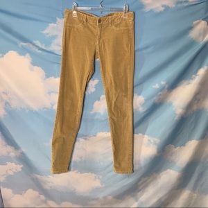 American Eagle- Tan Corduroy Jeggings size 4